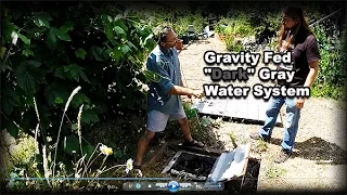 Permaculture Tip of the Day - Gravity Fed "Dark" Gray Water System