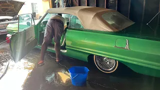 MY DAD FINALLY PULLED OUT HIS 1963 CHEVROLET IMPALA AFTER YEARS!