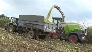 Siláže 2022 - Claas Jaguar 840   4x Zetor, 3x John Deere