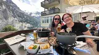 Eating Fondue 🫕 Swiss Alps And Swiss Independence Day Parade!!!
