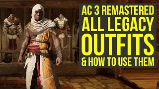 Assassin's Creed 3 Remastered Gameplay - ALL LEGACY OUTFITS & How To Unlock Them (AC 3 Remastered)