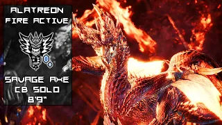 Alatreon 8'9" Savage Axe CB Solo | MHW Iceborne PC | Pre-Fatalis update.