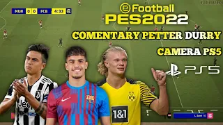 eFootball PES 2022 PPSSPP English Commentary Peter Drury PS5 Latest Kits & Transfers 2021/22