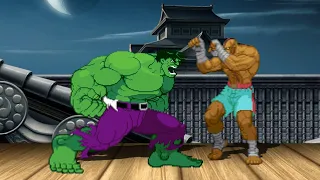 HULK vs SUPREME SAGAT - The most epic fight!