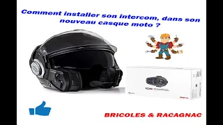 ❓💪✌ Comment installer son intercom (Sena 10S), dans son casque moto ❓💪✌