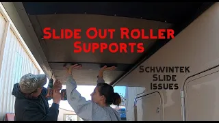 RV Slide Out Roller Supports | Schwintek Slide Issues | Slide Out Supports | Full Time Family