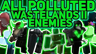 All Nuclear Mode Enemies - Polluted Wasteland II - Tower Defense Simulator