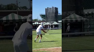 MAXIME CRESSY Serve + Volley 💥 #Shorts #USOpenSeries #Tennis