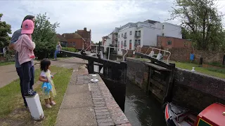 Newbury Town Lock, disaster controlled, 2nd June 2K19_II