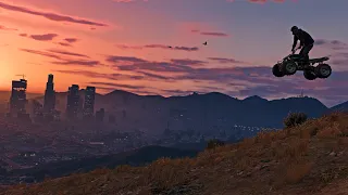 A Stormy Night in GTA V with Michael on MSI Bravo 15 (8GB, 60Hz)