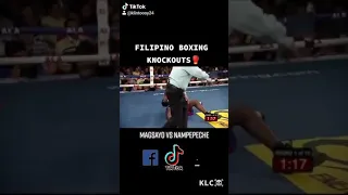 Magsayo vs Nampepeche ✊ #filipinoboxer #boxingPH #knockouts