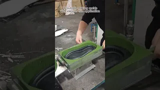 PU outsole making molds with vacuum film application