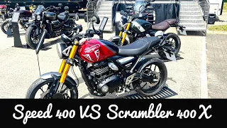 Triumph Speed 400 vs Scrambler 400 X. My Honest Opinion.