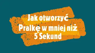 Złamany uchwyt w Pralce i sposób na jej otwarcie