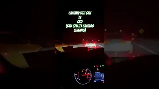 5th Gen Camaro SS vs Infiniti Q60 vs 6th Gen Camaro LT1 #camaro #race #1st60ft #rollracing