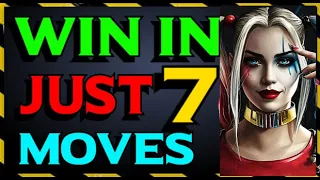 ✔Win The Chess Game in Just 7 Moves Using this Trick! Blackburne Shilling Gambit | Chess Puzzle