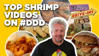 Top #DDD SHRIMP Videos of All Time with Guy Fieri | Diners, Drive-Ins, and Dives | Food Network