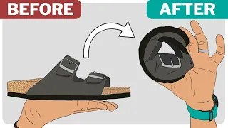 How to Turn Birkenstocks into Barefoot Sandals