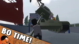 Human: Fall Flat - We tried to build a T-34....