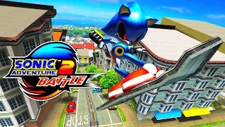 Sonic Adventure 2: Battle - City Escape - Metal Sonic (No HUD) [REAL Full HD, Widescreen] 60 FPS