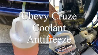 Chevy Cruze Coolant Change￼