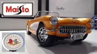 Maisto 1/18 1957 Chevrolet Corvette Diecast Model Car Review