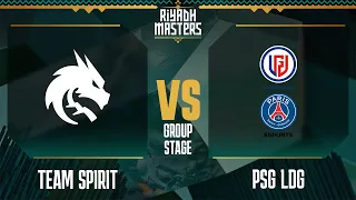 Team Spirit vs. PSG.LGD // Riyadh Masters 2023 – Day 4 – Group Stage