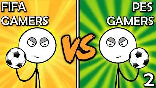 FIFA Gamers VS PES Gamers (Here We Go Again)