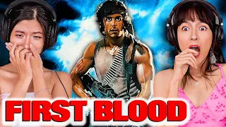 Foreign Girls React | First Blood | First Time Watch