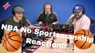 NBA "No Sportsmanship" MOMENTS REACTION!! | OFFICE BLOKES REACT!!