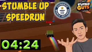 NEW BEST WORLD RECORD STUMBLE UP (04:24) - STUMBLE GUYS #StumbleUP