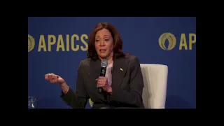 Kamala Harris urges young people to 'kick that f***ing door down' when seeking opportunity