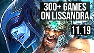 LISSANDRA vs TRYNDAMERE (MID) | 5/2/10, 300+ games | EUW Master | v11.19