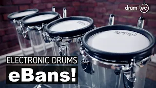 Expand your electronic drumkit with the 100% Roland v-drums compatible drum-tec eBans ⚡️🥁