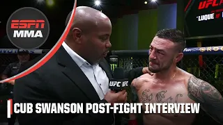 Cub Swanson got emotional after win at #UFCVegas78 | ESPN MMA