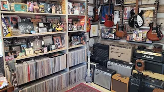 Collection ROOM TOUR! #vinylcommunity #vinylrecords #sportscards #collection #roomtour #records