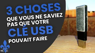 3 choses que vous ne saviez pas que votre CLÉ USB pouvait faire