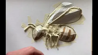 Make beautiful Bees - out of cardboard!