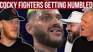 COCKY FIGHTERS GETTING HUMBLED REACTION | OFFICE BLOKES REACT!!