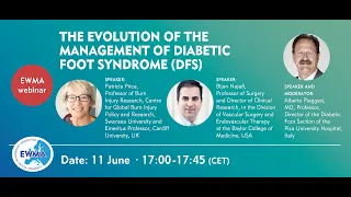 EWMA webinar: The evolution of the management of diabetic foot syndrome