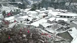 Dozens missing after destructive landslide in China's Yunnan province