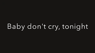 EXO- Baby Don't Cry Lyrics [Demo Version]