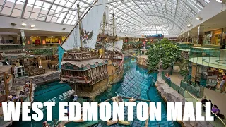 BIGGEST MALL IN CANADA WEST EDMONTON MALL FULL WALK (4K)