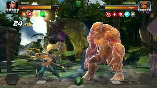 Namor solo Sasquatch (274K Damage SP2): Canadian Northern Expeditions: SQ: MCOC