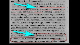 Опис українців росіянами 19 століття