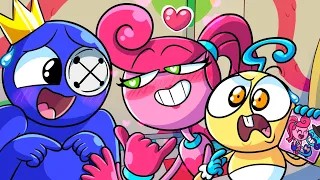 MOMMY LOVE BLUE!? - Poppy Playtime  & Rainbow friends Animation