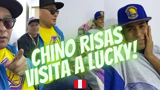 CHINO RISAS, GUCCI VISITAN A LUCKY - COMICOS