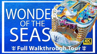 Wonder of the Seas | Full Walkthrough Ship Tour & Review | New 2023  | Royal Caribbean Cruises