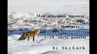 вышивка крестом// основной процесс // мой прогресс и 10% от работы