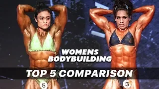 Womens Bodybuilding Top 5 Comparison At Mr. INDIA 2019